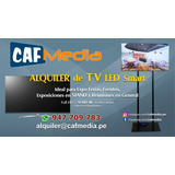 Alquiler De Televisores Led 65, 55, 43, Stand Eventos Tv Led