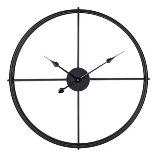 Reloj Metálico De Pared Estilo Nórdico 60cm - Minimalista