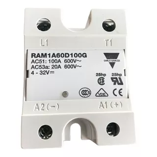 Rele De Estado Solido 100a 600v  Ram1a60d100g 4-32vdc