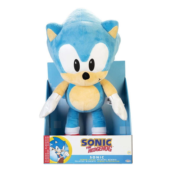 Sonic The Hedgehog Grande Peluche Jumbo De 48 Cms