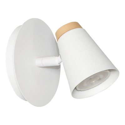 Aplique 4 Luces Eleanor Blanco Madera Barral Apto Led Mks