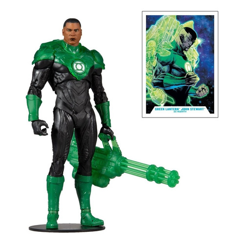 Figura Green Lantern John Stewart Multiverse Linterna Verde