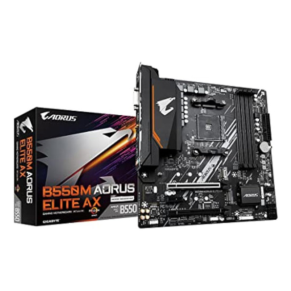 Gigabyte B550m Aorus Elite Ax Am4/ Amd/ B550/ Micro Atx/sin