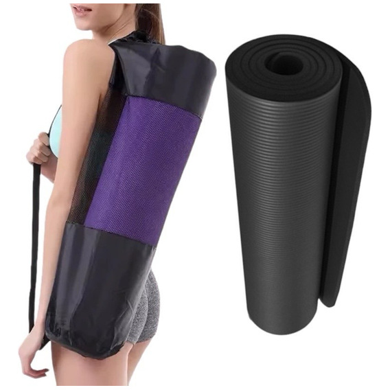 Set Kit Fitness X2 Colchonetas Yoga Mat Antideslizante 10 Mm