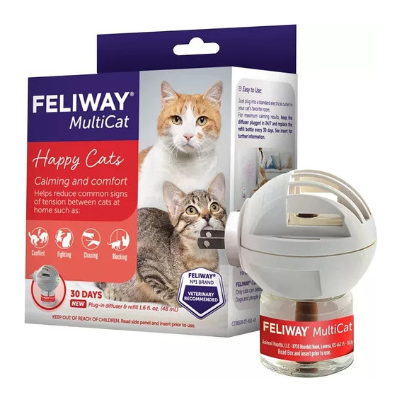 Feliway Multicat Amigos Kit Difusor Gatos 