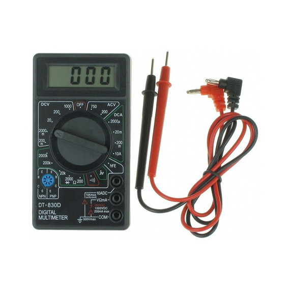 Tester Multimetro Digital Dt830b Voltimetro Amperimetro