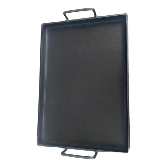 Plancha Churrasquera 38 X 24 Cm Espesor 4mm - Cukin Color Negra