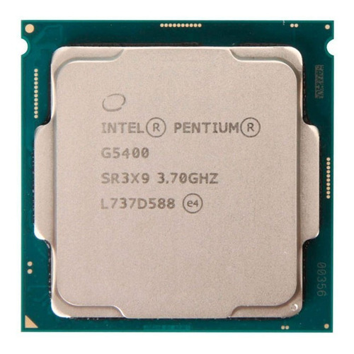 Procesador gamer Intel Pentium Gold G5400 BX80684G5400  de 2 núcleos y  3.7GHz de frecuencia con gráfica integrada