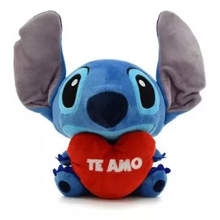 Peluche Stitch Con Corazón Grande; Tienda Que Regalo  