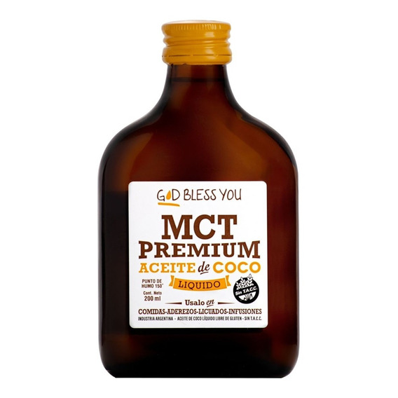 Aceite De Coco Suplemento Mct Premium God Bless You Liquido