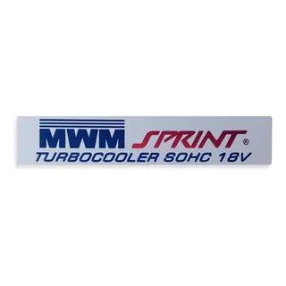 Emblema Motor Mwm Da F250 F-250 6cc Sprint Turbo Cooler 18v