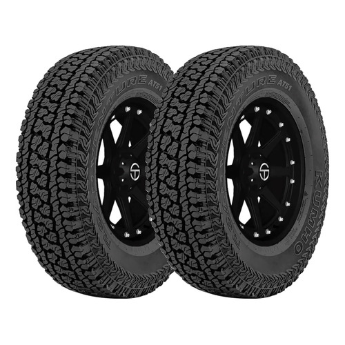 Kit de 2 llantas Kumho Road venture at51 Road Venture AT51 LT 225/75R16 0 R