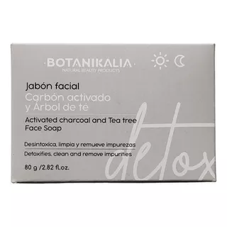 Jabón Facial Carbón Activado Y Árbol De Té Momento De Aplicación Día/noche Tipo De Piel Todo Tipo De Piel