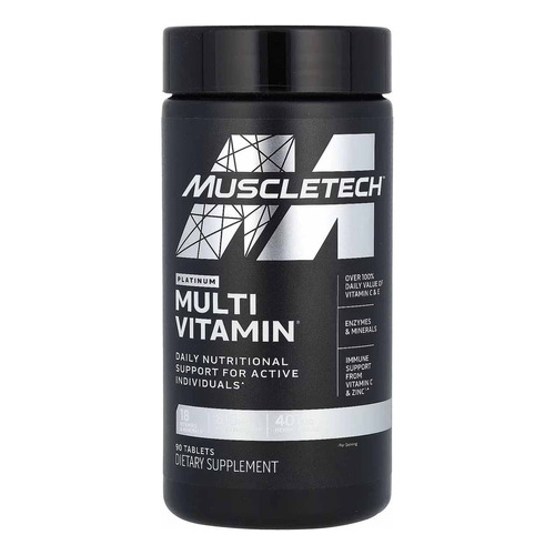 Suplemento MuscleTech Platinum Multivitamin 90 Tabletas