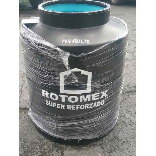 Tinaco para agua Rotomex TVN bicapa vertical polietileno 450L de 102 cm x 85 cm