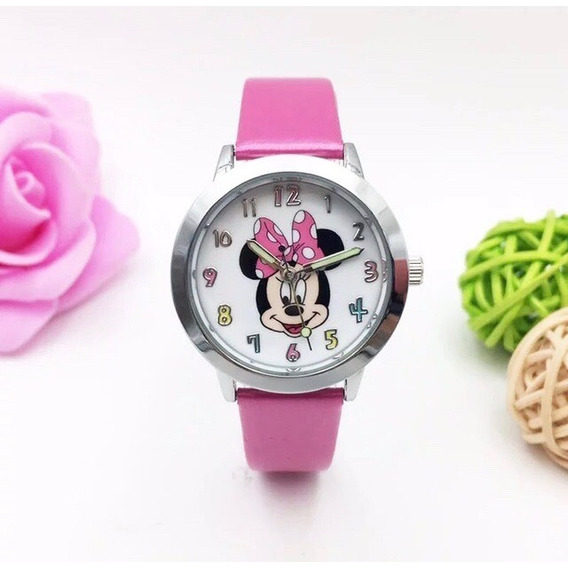 Reloj Minnie Mouse Para Niñitas.