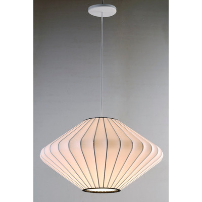 Lampara Colgante Malba 40cm Sustentable Diseño 3d Apto Led