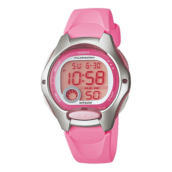 Reloj Para Mujer Casio Casio Lw-200-4bvdf Rosa