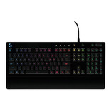 Teclado Gamer Prodigy G213 Logitech Serie G Color del teclado Negro Idioma Inglés US