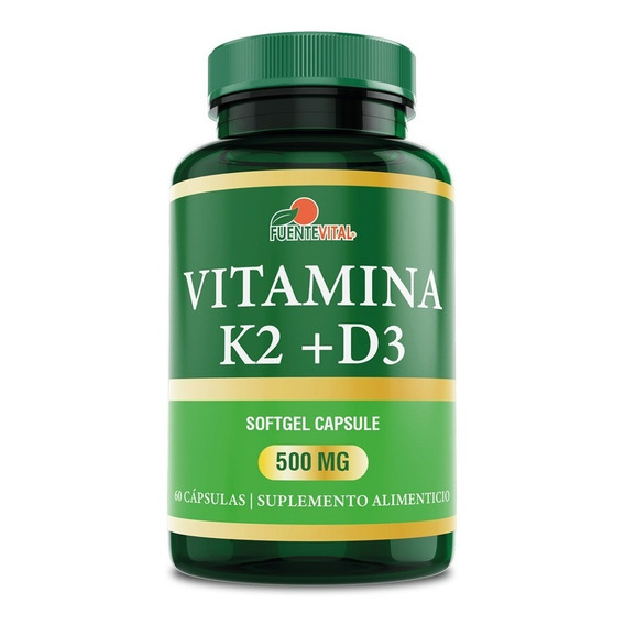 Vitamina  K2 + D3 - 60 Caps  Huesos - Articulaciones  Oferta