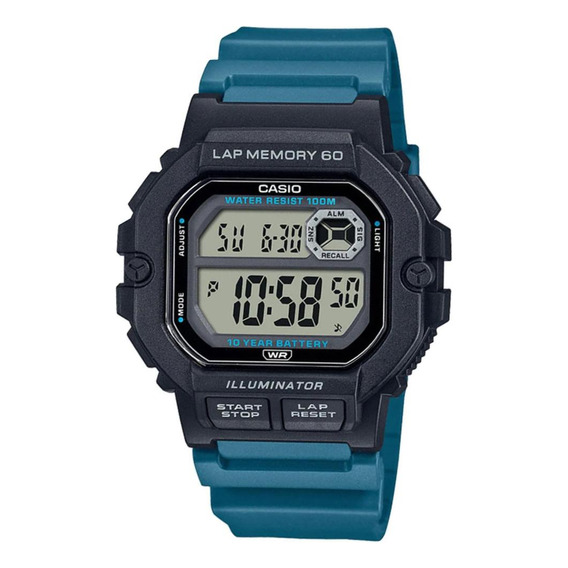 Reloj Digital Multifunción Casio Ws-1400h Resistente Al Agua