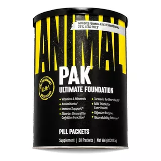 Multivitaminico Animal Pak 30 8 Pildoras Universal Nutrition