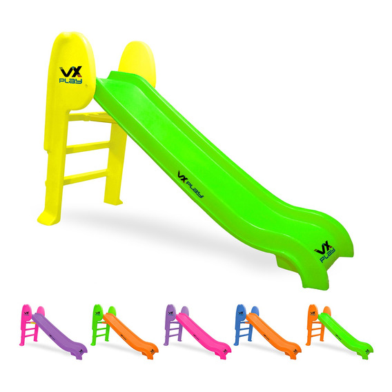 Tobogan Infantil Vxplay Plástico Plegable 3 Escalones