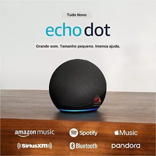 Caixa De Som Assistente Pessoal Alexa Echo Dot 5 Geração