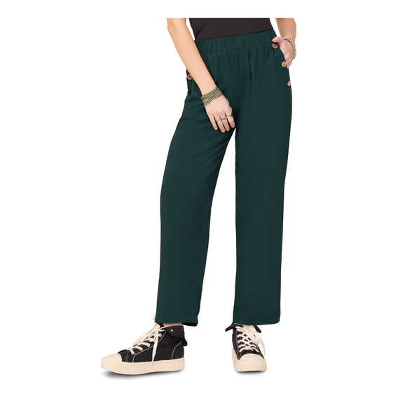 Pantalón Mujer Verde 92256