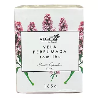 Vela Perfumada Tomilho 165g Vegetal Do Brasil