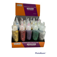 Adhesivo Glitter Brillo Caja X24 Colores Surtidos 