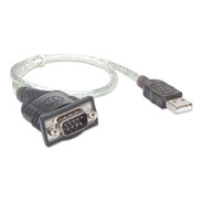 Cable Adaptador Usb A Serie Rs232 Db9 Manhattan
