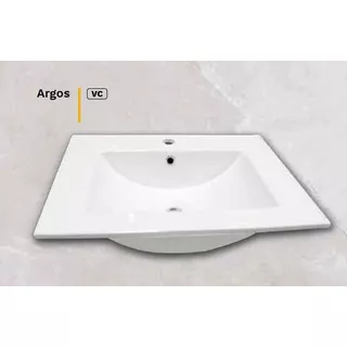 Lavamano De Empotrar, Tope, Moderno, Argos Blanco