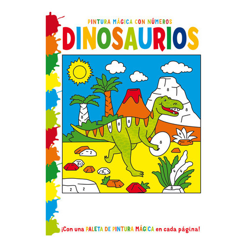 Pintura Magica Con Numeros Dinosaurios ( Libro Original ), De Aa.vv, Varios Autores, Raquel Duato Garcia, Aa.vv, Varios Autores, Raquel Duato Garcia. Editorial Edebe En Español