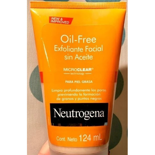 Neutrogena Exfoliante Facial Oil Free Sin Aceite Piel Grasa Tipo De Piel Grasa