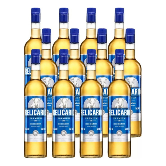 Licor De Agave Gran Relicario 1 L Caja 12 Pz