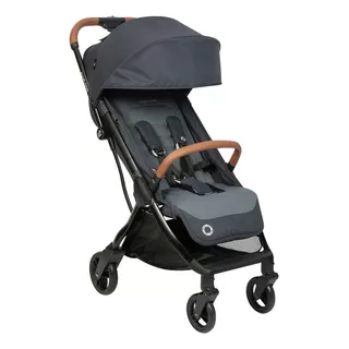 Carrinho De Bebê De Paseio Maxi-cosi Eva Essential Graphite Cinza Com Chassi De Cor Preto