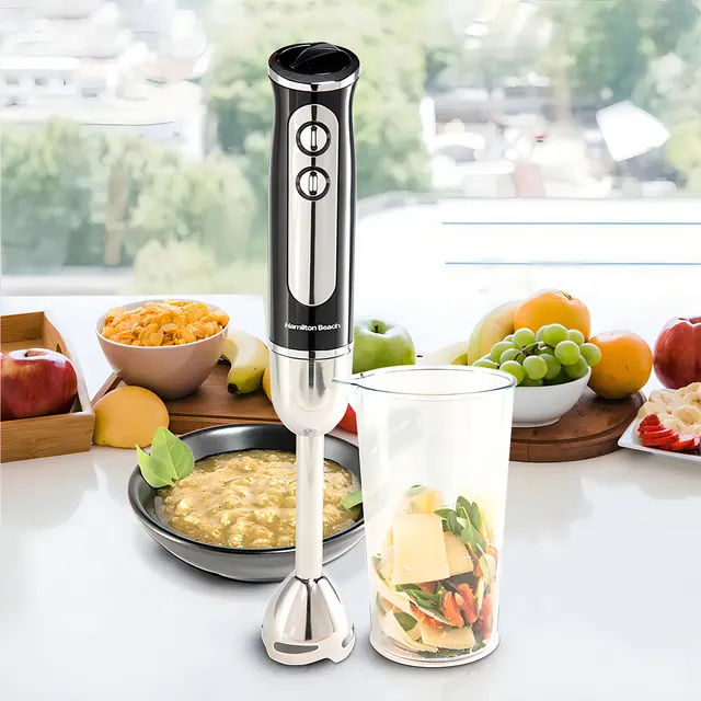 Mixer Portátil Black Inox Modelo 800w Misturador Multiuso E Portátil 8 Velocidades – Hamilton Beach