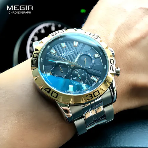 Reloj megir dorado hotsell