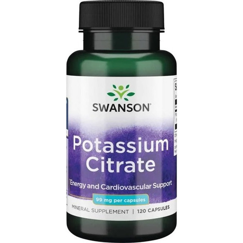 Citrato de Potasio 99mg  | 120 Cap | Swanson