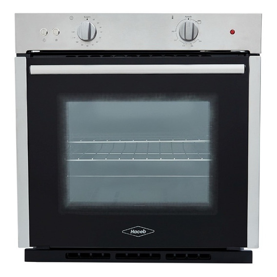 Horno De Empotrar Haceb Tandoori 60cm Gas Natural Inox-negro