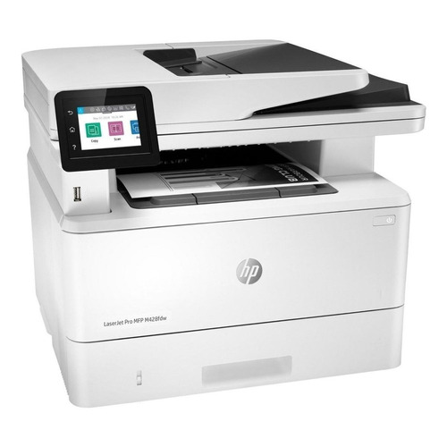 Impresora  multifunción HP LaserJet Pro M428fdw con wifi blanca 110V - 127V