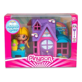 Pinypon Muñeca Mini Casita Arcoiris Pny26000