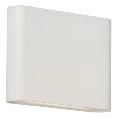 Bidireccional Aluminio Led 7w Luton 1 Blanco Moderno Chato  Blanco