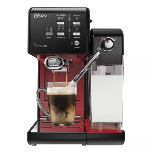 Cafetera automática de espresso negro metálico Oster® PrimaL