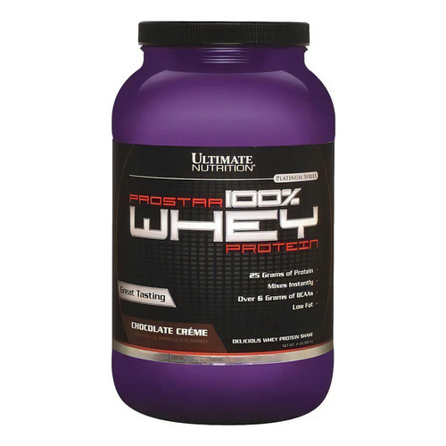 Suplemento en polvo Ultimate Nutrition  Prostar Whey proteínas sabor chocolate créme en pote de 907g