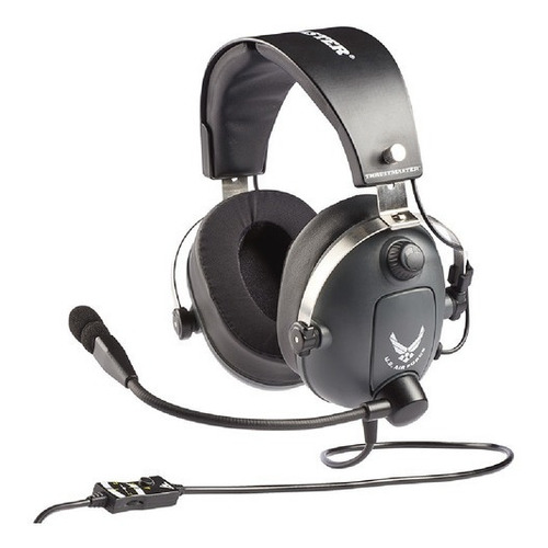Auriculares Thrustmaster T.flight U.s. Air Force Edition Color Negro