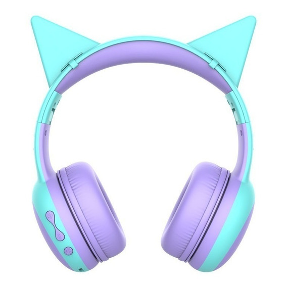 Auriculares Orejas De Gato Bluetooth Limitador Volumen Niños