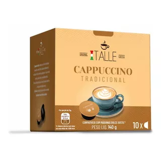 Capsulas Dolce Gusto Cappuccino Italle Compatíveis Kit 10