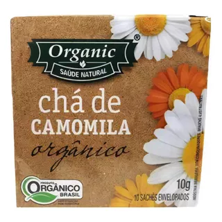 Kit 2x: Chá Orgânico De Camomila Organic 10 Sachês